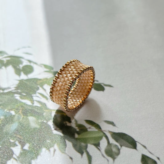 Inel Cinnamon and Gold - 6 rânduri, lățime 8 mm