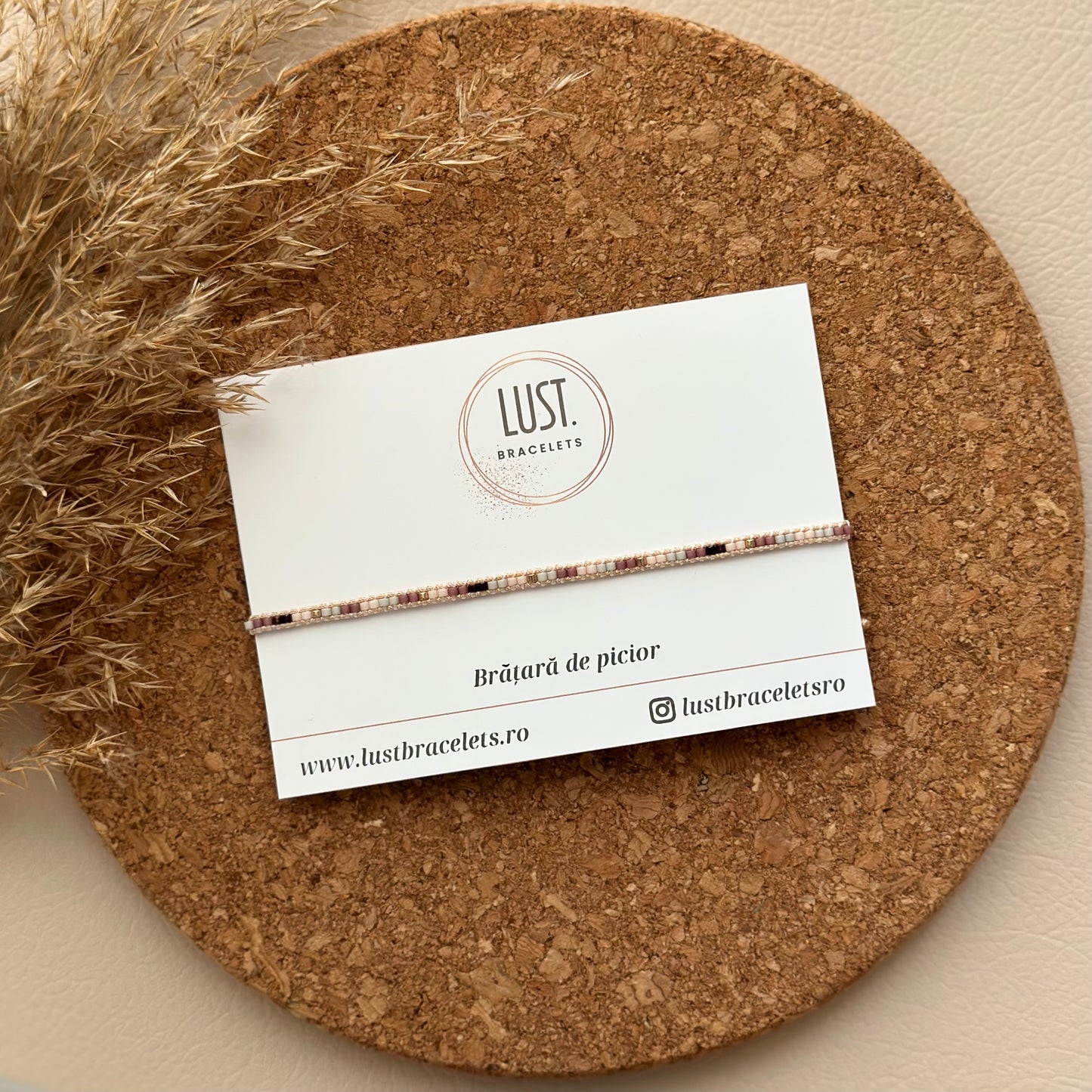 Brățară de picior Liliac