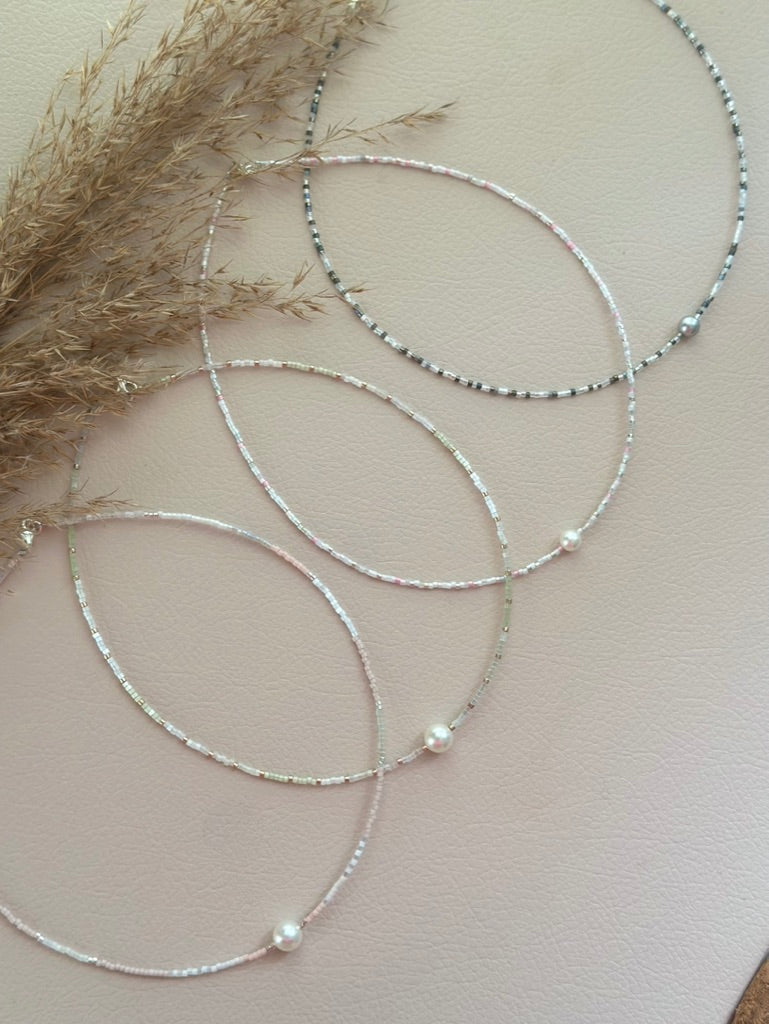 Colier Pearl Mix Pink