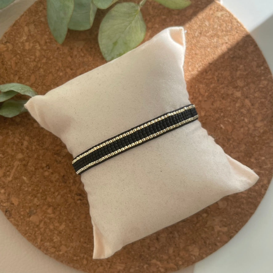 Brățară Black and Gold Coal